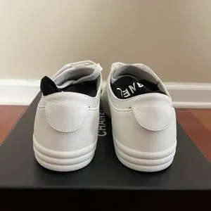 Chanel38サイズ New Men's Chanel Sneakers Size 44 US 11 - Black White